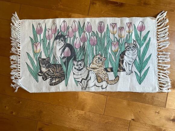 DMC Other - Vintage Woodstock Home Designs cat rug